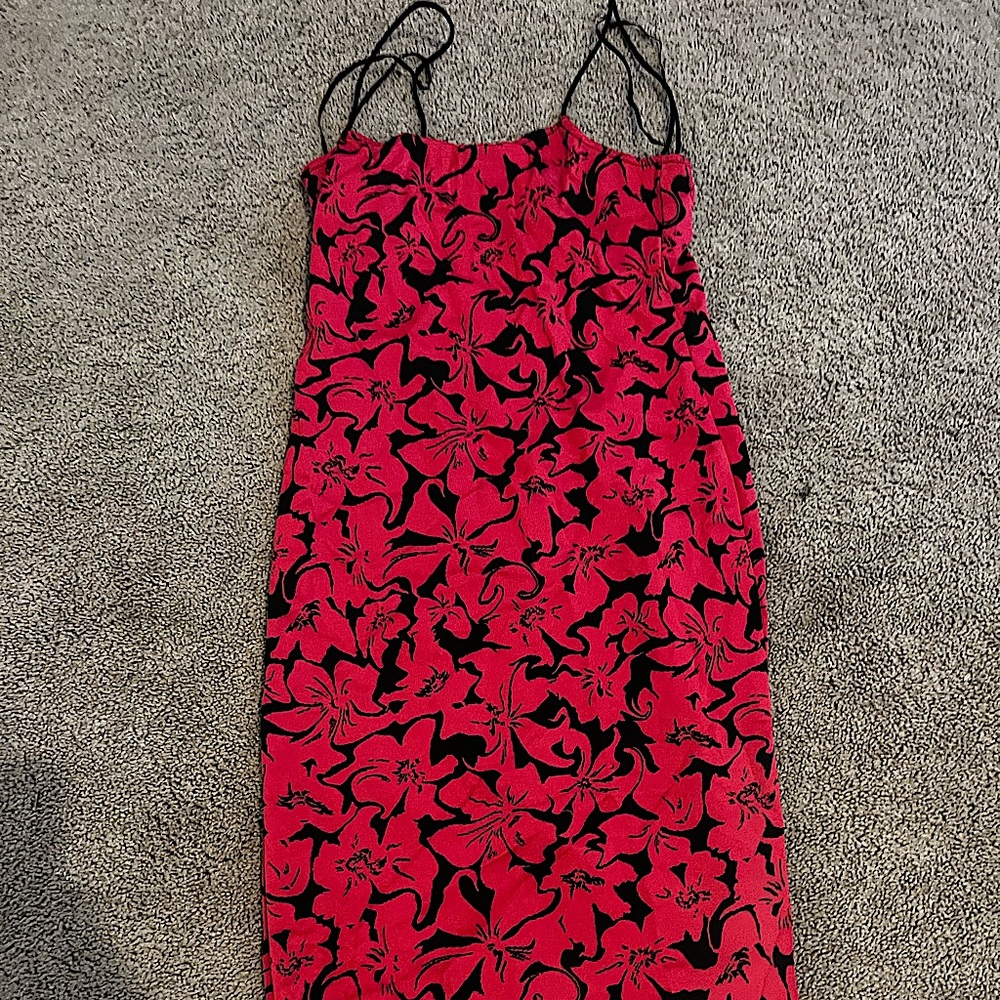Zara spaghetti strap dress